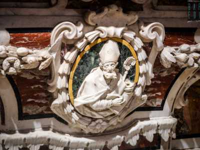 ...che raffigura Sant�Agostino d�Ippona, del quale le monache di Santa Maria seguivano la regola